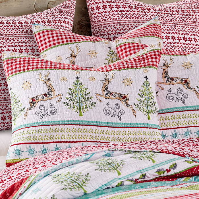 Levtex Home Merry & Bright Comet & Cupid Quilt Quilts