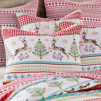 Levtex Home Merry & Bright Comet & Cupid Quilt Quilts