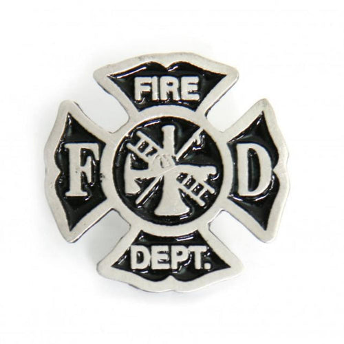 Milwaukee Leather MLP9230 Fire Department Pin For Jackets, Vest, Hats and Clothing