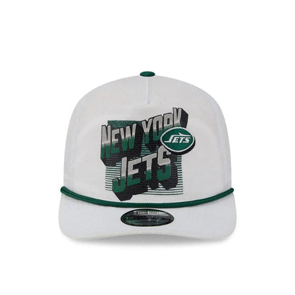 Pictured is this NFL Duck Cloth New York Jets 19TWENTY cap in cream. 3