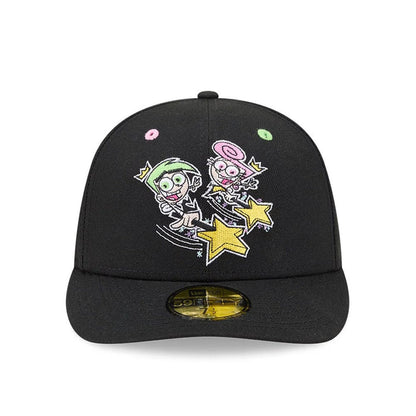 Pictured is this Nickelodeon Fairly Oddparents 59FIFTY Fitted cap in black. 3