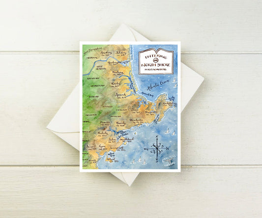 North Shore Massachusetts Note Cards