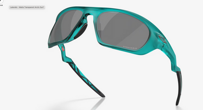 Oakley Lateralis Prizm Black Lenses,  Matte Transparent Arctic Surf Frame