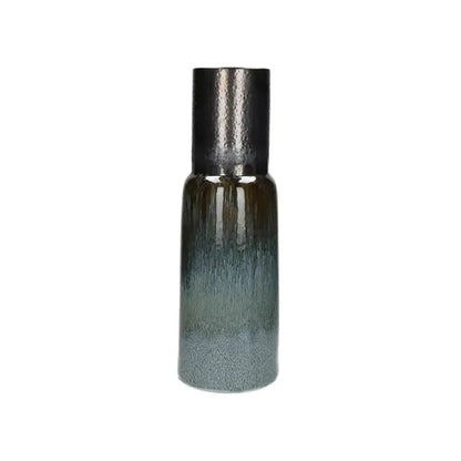 Ohio decorative earthenware vase-Renaissance Design Studio