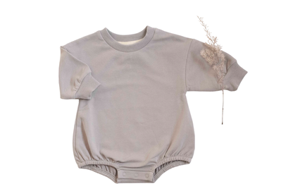Oversized Organic Cotton Bubble Romper
