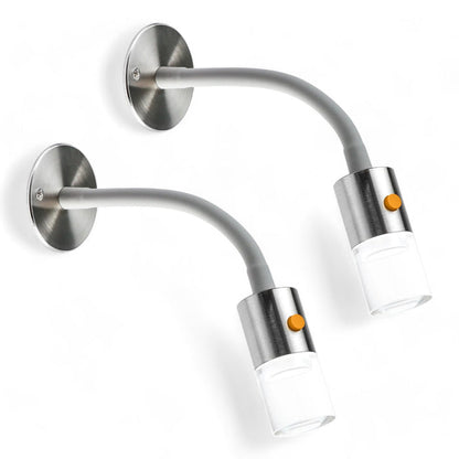 pair of Neo aluminum reading lights