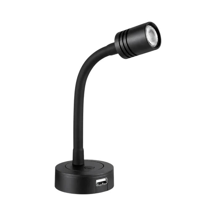 Dimmable 12v Pro reading lights with integrated USB charging for campervan interiors