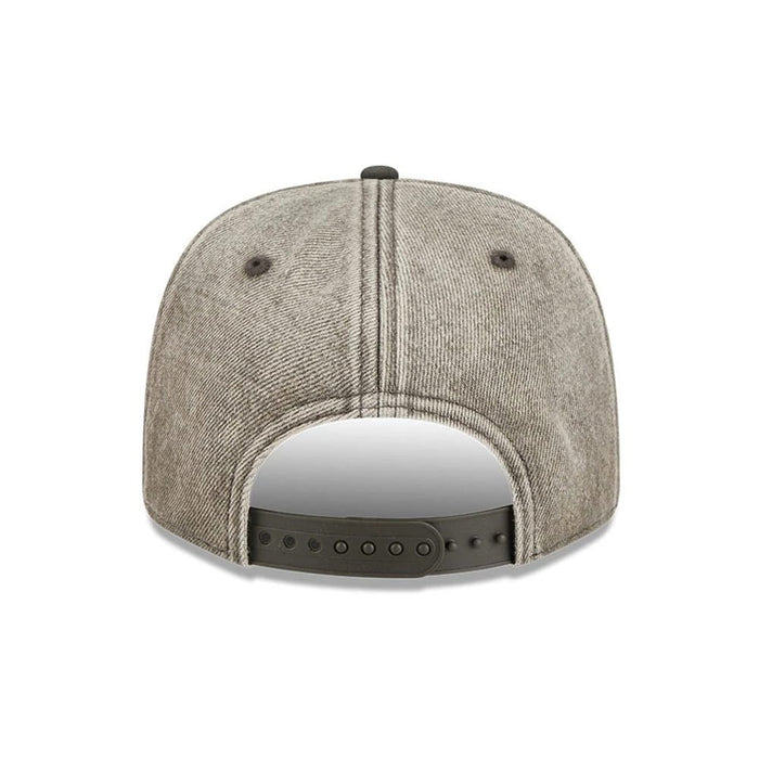Pictured is this NFL Washed Denim Philadelphia Eagles 9SEVENTY Stretch Snap cap in dark grey. 6
