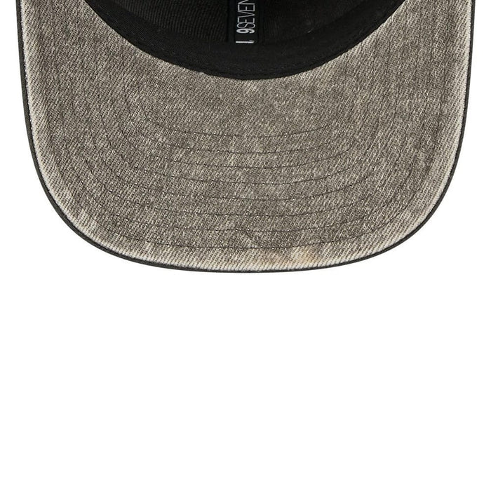 Pictured is this NFL Washed Denim Philadelphia Eagles 9SEVENTY Stretch Snap cap in dark grey. 7