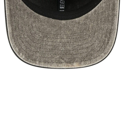 Pictured is this NFL Washed Denim Philadelphia Eagles 9SEVENTY Stretch Snap cap in dark grey. 7