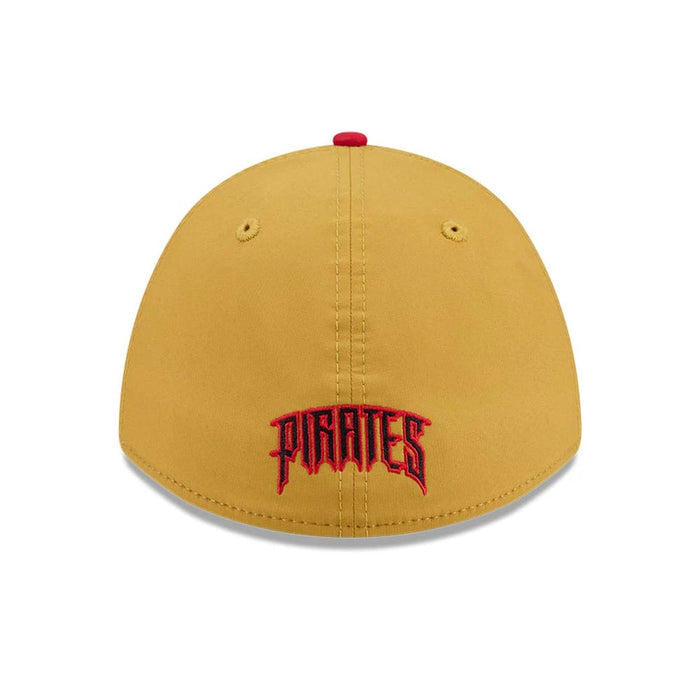 Pictured is this MLB City Connect Pittsburgh Pirates 39THIRTY M-Crown A-Frame Stretch Fit cap in black. 5