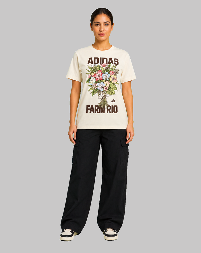 playera Adidas x farm rio Juvenil KR0280