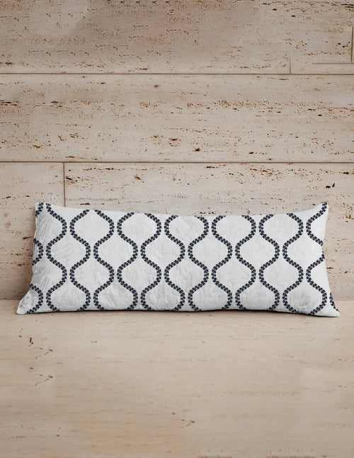 Quilted Oblong Pillow 14" x 33" (Various Styles)