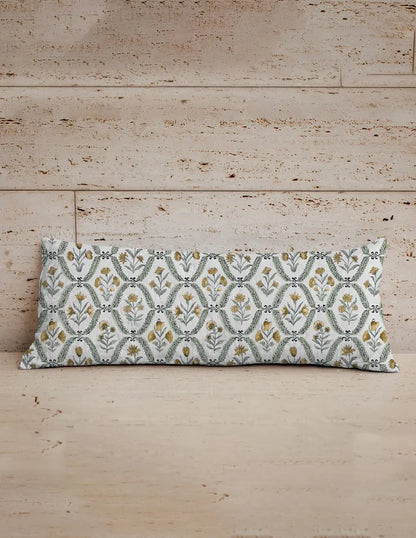 Quilted Oblong Pillow 14" x 33" (Various Styles)
