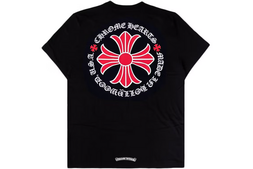 Authentic Chrome Hearts Red Cross Chrome Hearts Shirt – shirt front view