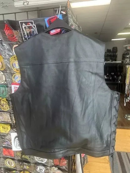 Red river - Men's Premium Leather Vest 2645.ZP