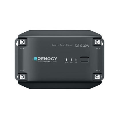 renogy 12v 20a dc to dc battery charger for caravan and rv dual battery systems