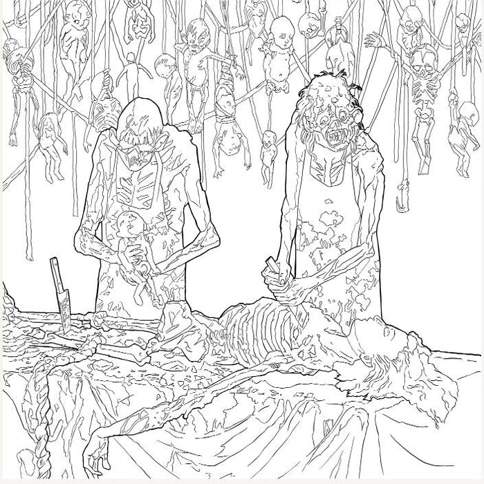Official Cannibal Corpse Colouring Book