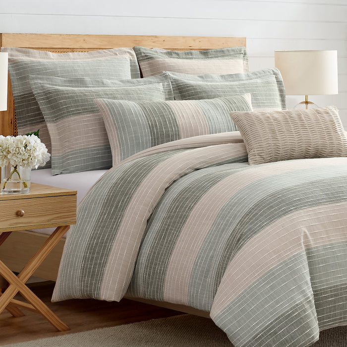 Sand Stripes Lumbar Pillow Cover