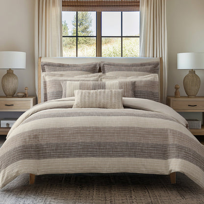 Sand Stripes Lumbar Pillow Cover