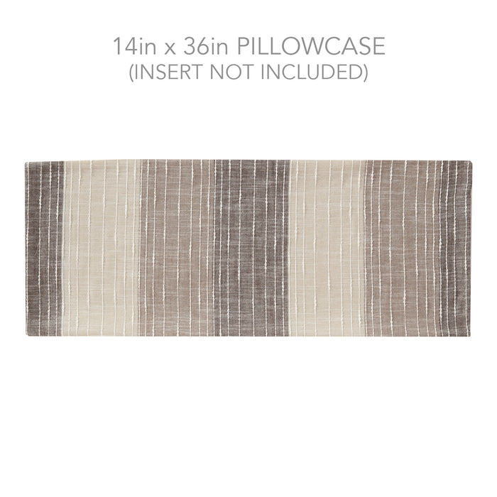 Sand Stripes Lumbar Pillow Cover