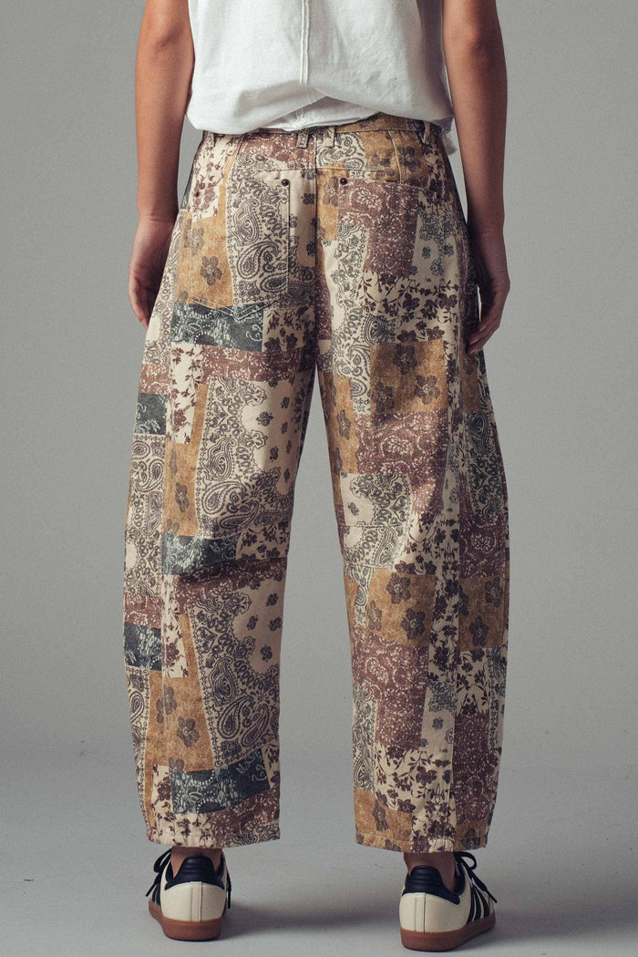 Sasha Boho Patchwork Wide Leg Pants