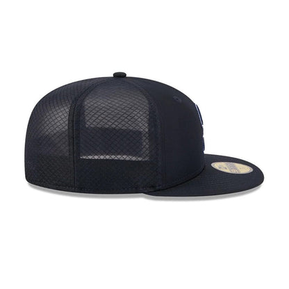 Pictured is this MLB Batting Practice 2026 Seattle Mariners 59FIFTY Fitted cap in navy. 6