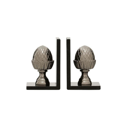 Set of 2 Acorn Bookends sculptures REDUCED-Renaissance Design Studio