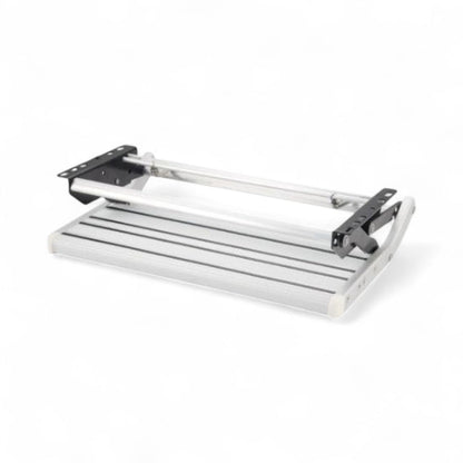 silver aluminium folding step for rv motorhome