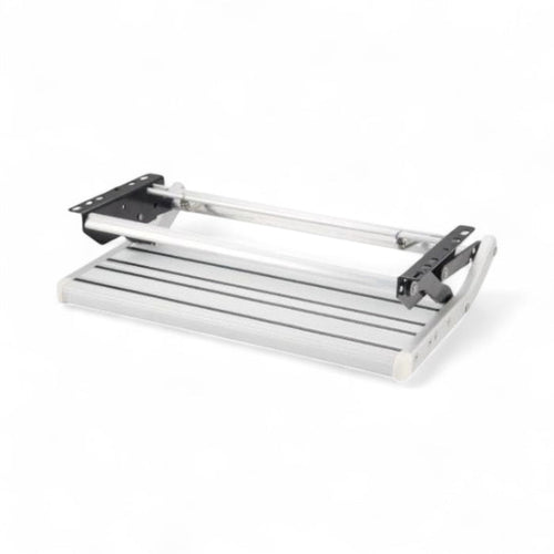 silver aluminium folding step for rv motorhome