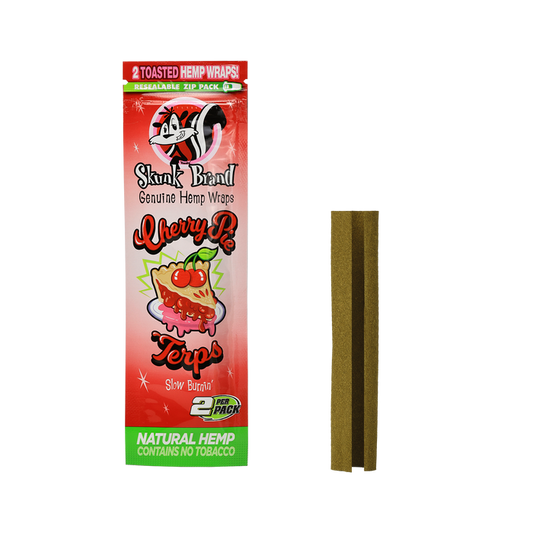 skunk brand hemp wraps cherry pie terps