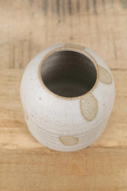 Tomoro Pottery Home Kitchen Vases Small Petal Vase 4" H X 3.25" Dia
