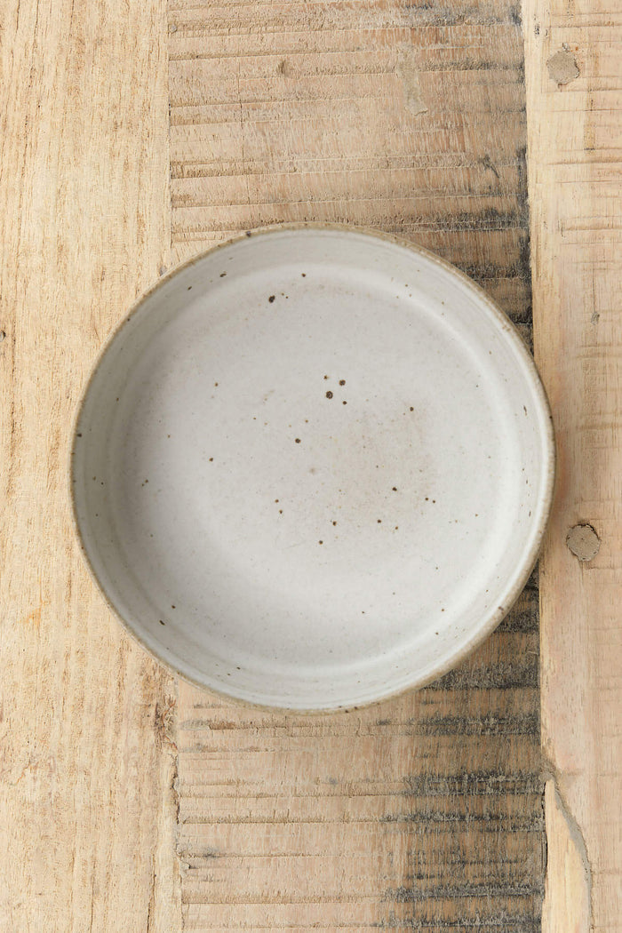 Tomoro Pottery Home Kitchen Dishware Small Terra Deep Plate 1.5" H X 5" Dia