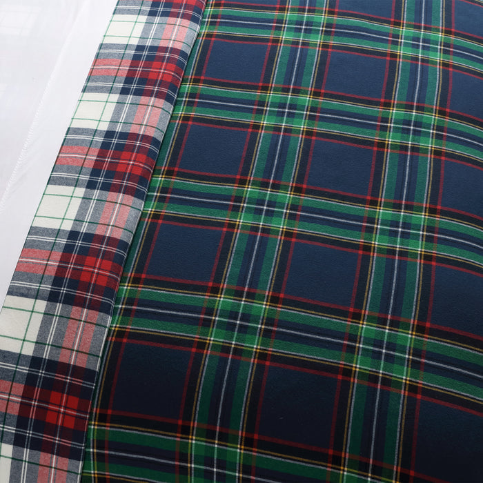 Levtex Home Spencer Plaid Flannel Duvet Cover Set Duvets