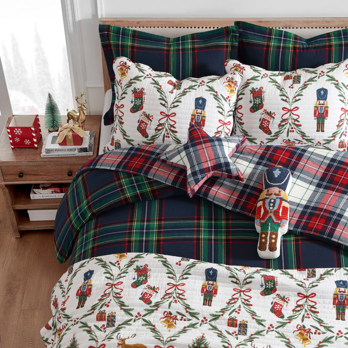 Levtex Home Spencer Plaid Flannel Duvet Cover Set Duvets