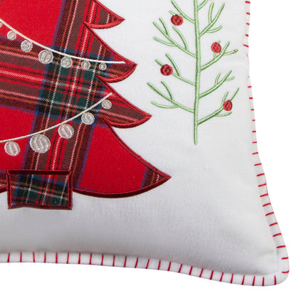 Levtex Home Spencer Plaid Tree Whipstitch Pillow Decorative Pillows