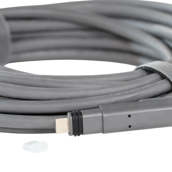 Starlink Gen 2 SPX to RJ45 adapter cable plugged into router port