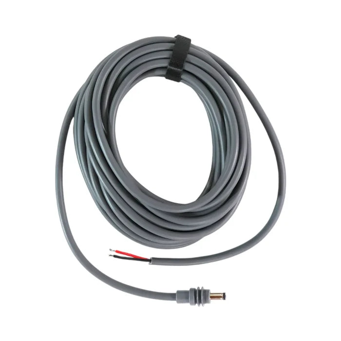 Starlink Mini twincore open end cable laid out on bench