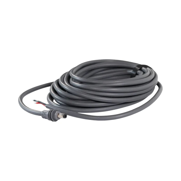 close-up of Starlink Mini twincore cable showing open wire ends
