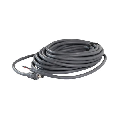 close-up of Starlink Mini twincore cable showing open wire ends