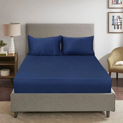 TENCEL™ 100% Lyocell Fibre Fitted Sheet White King - DLB Furniture