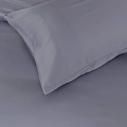 TENCEL™ 100% Lyocell Fibre Quilt Cover Set Grey Queen - DLB Furniture