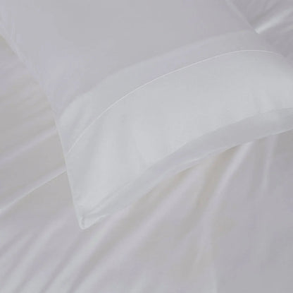 TENCEL™ 100% Lyocell Fibre Quilt Cover Set White Queen - DLB Furniture