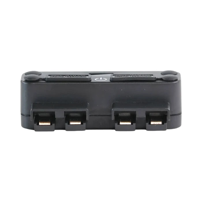Caravan Anderson socket adaptor with USB charging ports and on off switch