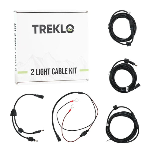 Treklo AquaLock canopy twin LED lighting cable kit.