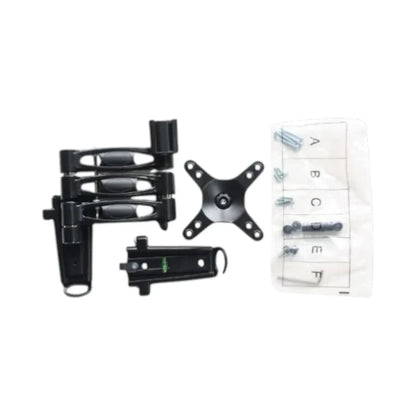 RV folding triple arm TV bracket for secure travel mounting