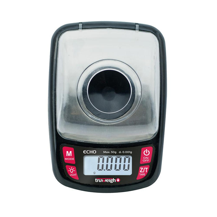 truweigh echo milligram digital scale 50g lid