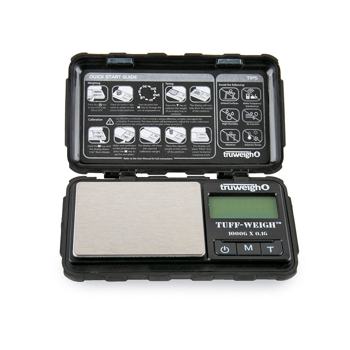 truweigh tuff weigh digital scale 1000g black