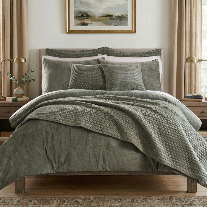 Velvet Stitch Comforter Set