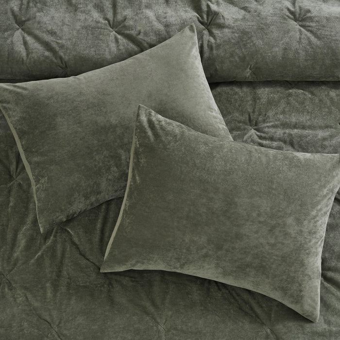 Velvet Stitch Comforter Set